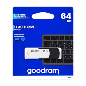 Goodram pendrive 64GB USB 2.0 black-white