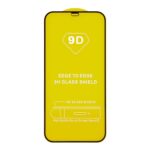 Tempered Glass 9D iPhone X / XS / 11 Pro black frame