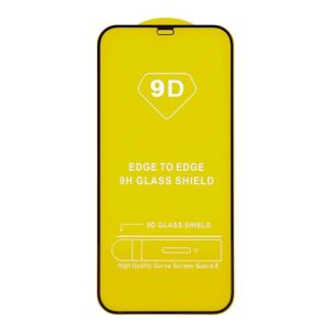 Tempered Glass 9D iPhone X / XS / 11 Pro black frame