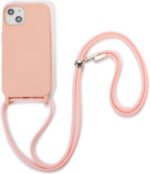 ΘΗΚΗ TPU FOR IPHONE 11 PRO MAX ΜΕ ΛΟΥΡΑΚΙ CROSSBODY PINK (Με Εσωτερική Επένδυση Βελούδο)