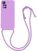ΘΗΚΗ TPU FOR XIAOMI REDMI NOTE 11 PRO 5G ΜΕ ΛΟΥΡΑΚΙ CROSSBODY PURPLE (Με Εσωτερική Επένδυση Βελούδο)